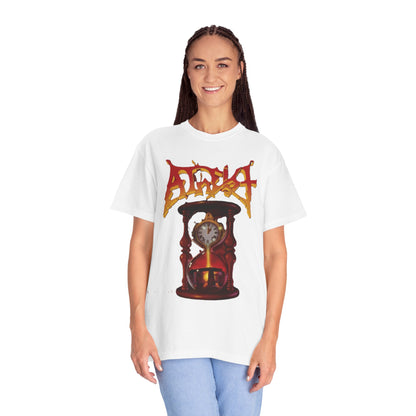 Camiseta con el arte del álbum Piece of Time de Atheist | Camiseta gráfica de death metal de Florida con motivo de reloj
