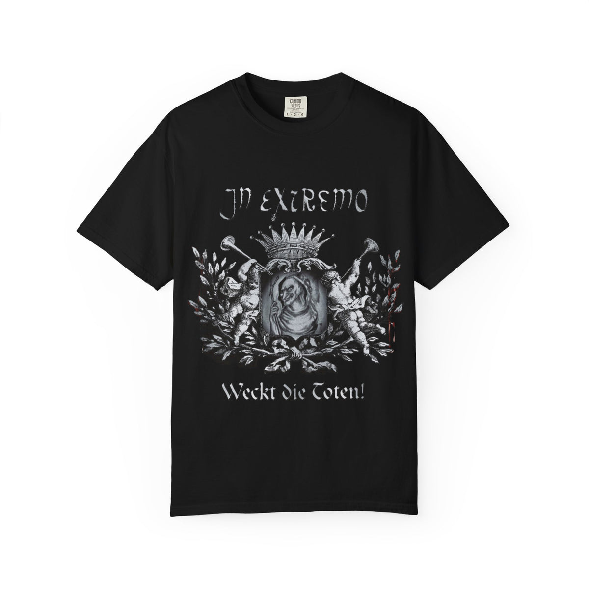 Camiseta de la banda de folk metal In Extremo | Camiseta gótica con el diseño de Weckt Die Toten