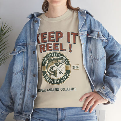 Keep It Reel Fishing Bass Graphic T-Shirt