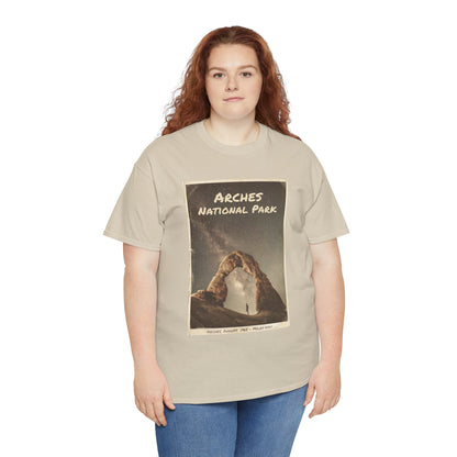 Arches National Park Vintage Poster T-Shirt |Utah Scenic Travel Tee