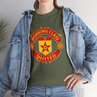 Camiseta Clase Obrera Unida | Gráfico político socialista del escudo laboral