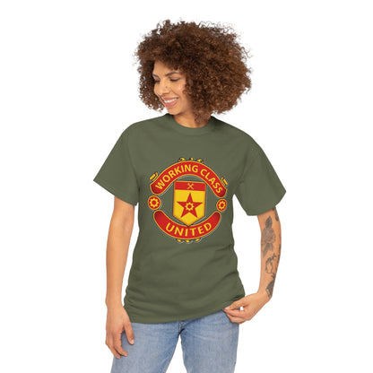 Camiseta Clase Obrera Unida | Gráfico político socialista del escudo laboral