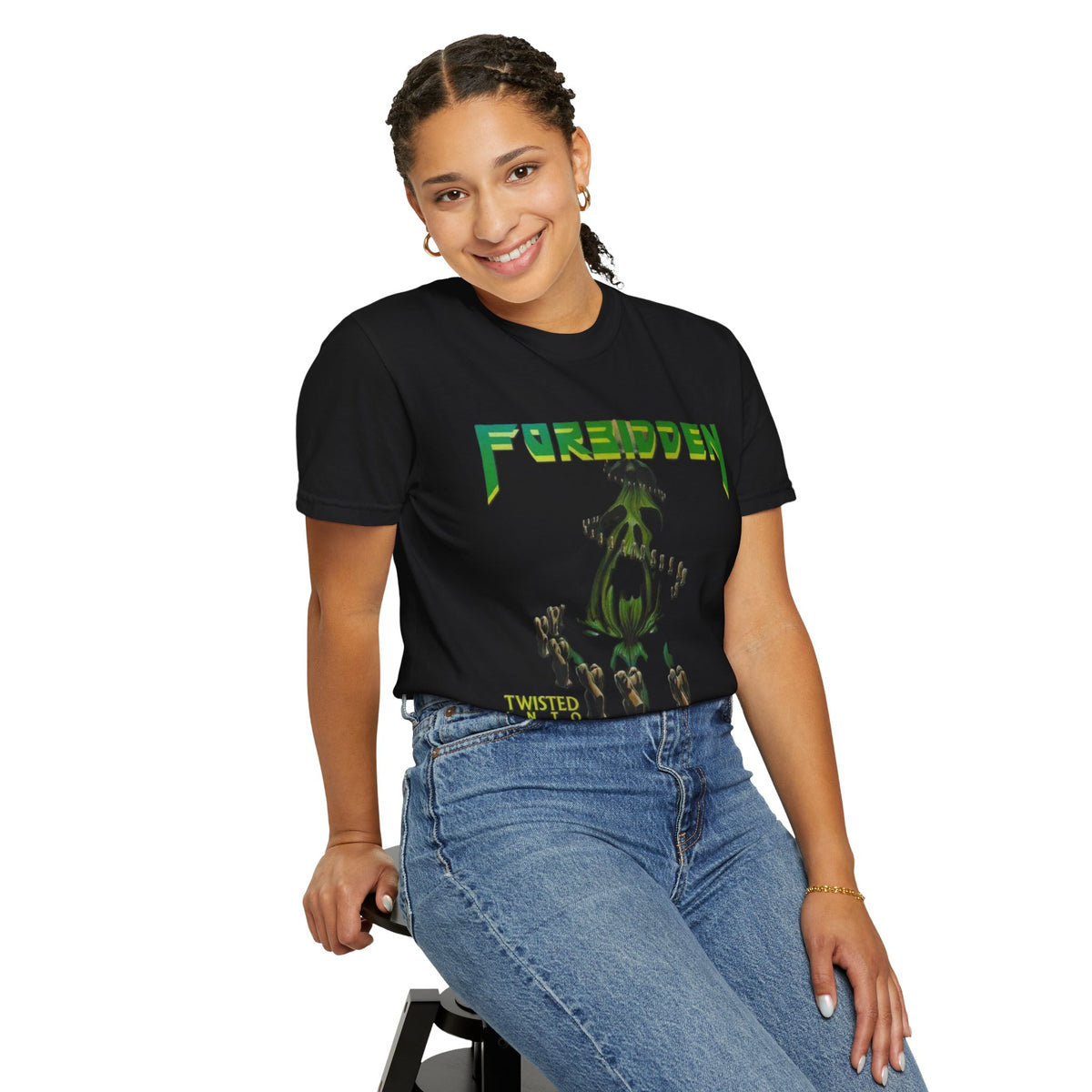 Forbidden Twisted Into Form Album Cover T-shirt | Heavy Metal Graphic Tee