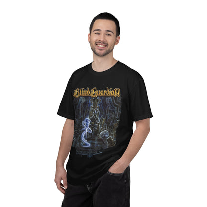 T-shirt avec pochette de l'album Nightfall In Middle-Earth de Blind Guardian | Illustration de métal fantastique