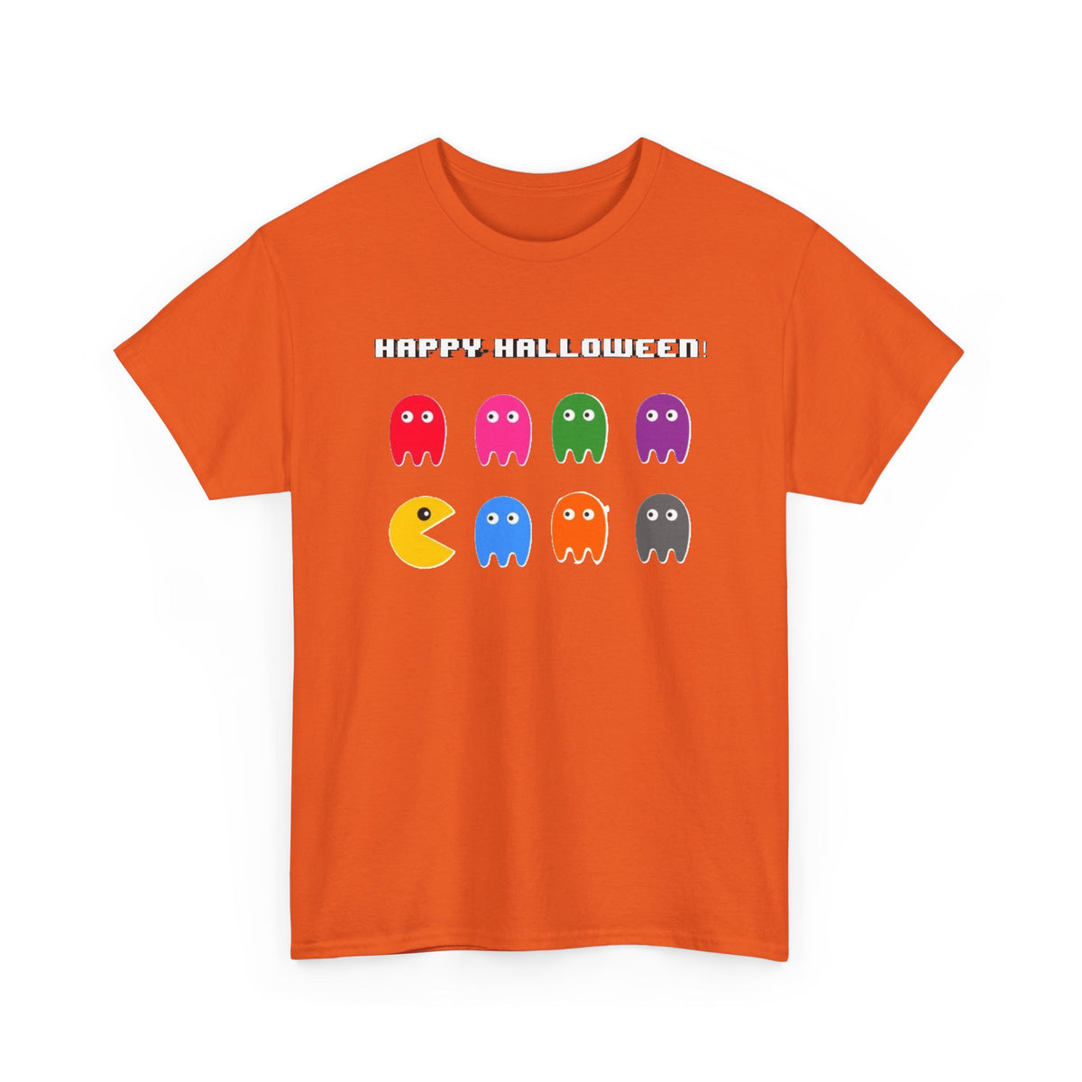 Pac-Man Ghosts Halloween Tee | Retro Arcade Halloween Shirt