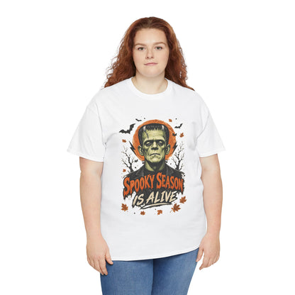 Frankenstein "Spooky Season Is Alive" T-Shirt | Halloween Monster Tee