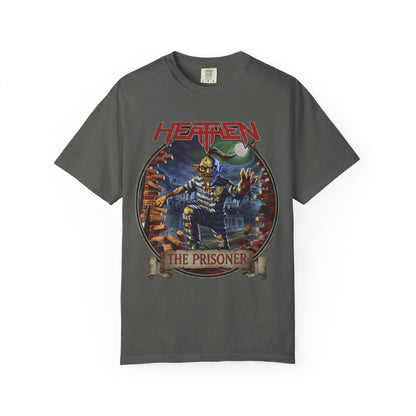T-shirt avec pochette de l'album The Prisoner de Heathen | T-shirt graphique de groupe de Heavy Metal