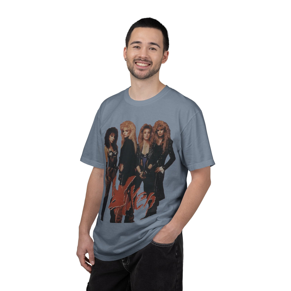 Camiseta con foto de la banda Vixen | Camiseta vintage de banda de rock femenina