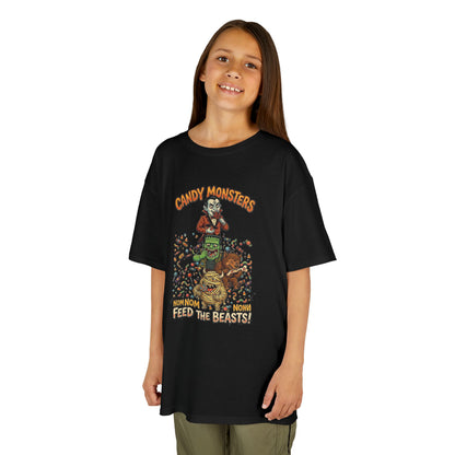 Candy Monster Kids Tee | Trick or Treat Halloween Graphic