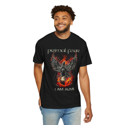 Primal Fear I Am Alive Phoenix Graphic T-shirt | Band Metal Tee