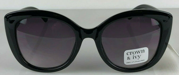 Crown Ivy Fashion Retro Driving Black Women Sunglasses