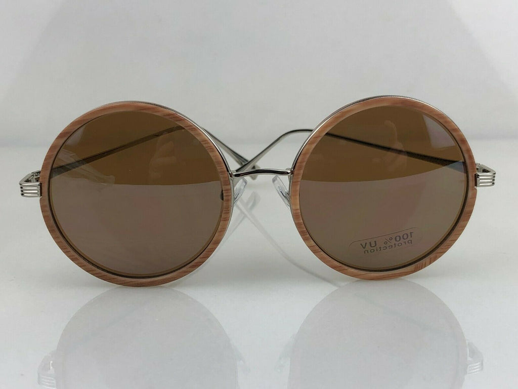 Polarized Wood Look Sunglasses Women Retro Running Driving Glasses